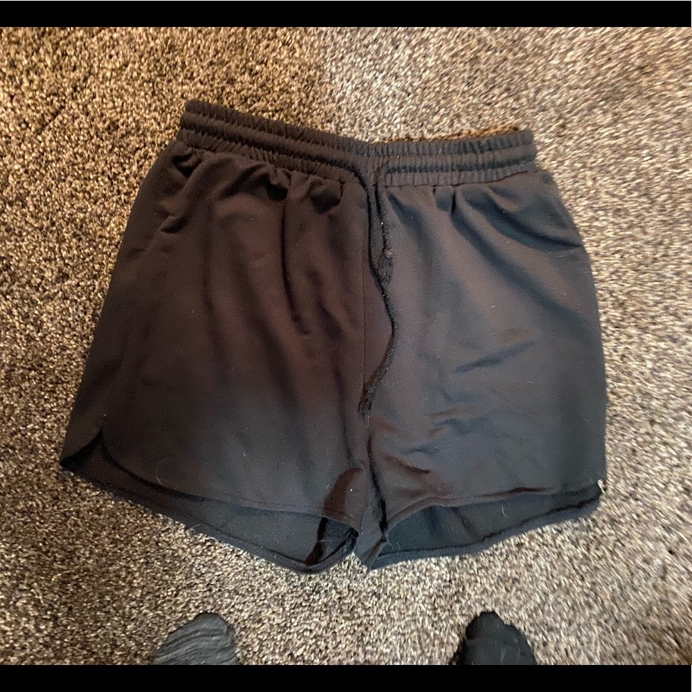 Black cotton shorts from SHEIN, worn a handful of times